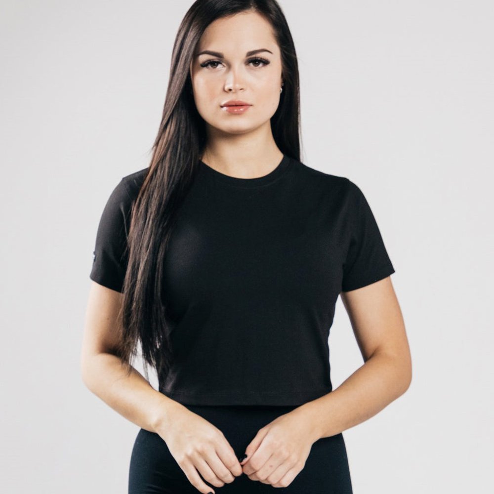 Essential Short Sleeve Crop T-Shirt